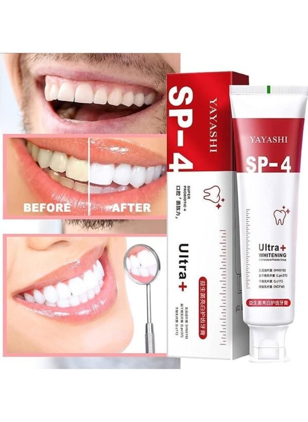 ⁦معجون أسنان Yayashi SP-4 Ultra Whitening⁩ - الصورة ⁦4⁩